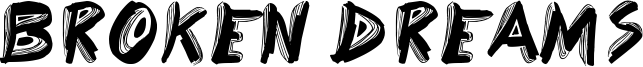 Broken Dreams Font