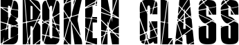 Broken Glass Font