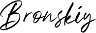 Bronskiy Font