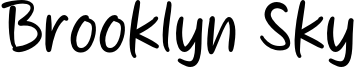 Brooklyn Sky Font