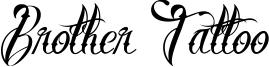Brother Tattoo Font