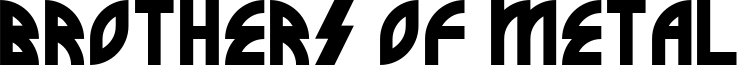 Brothers of Metal Font