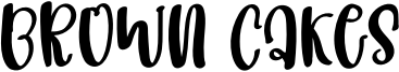 Brown Cakes Font
