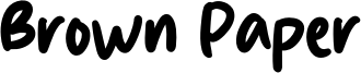 Brown Paper Font