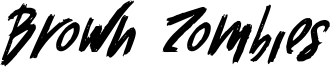 Brown Zombies Font