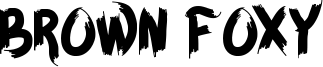 Brown Foxy Font