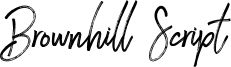 Brownhill Script Font