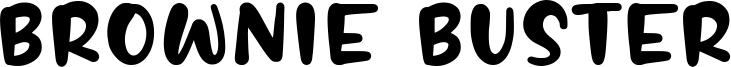 Brownie Buster Font