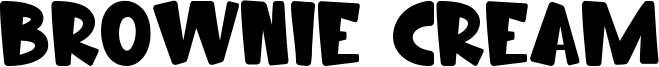 Brownie Cream Font