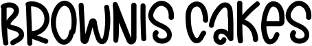 Brownis Cakes Font