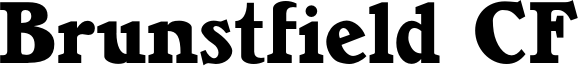 Brunstfield CF Font