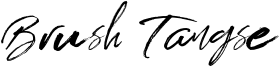 Brush Tangse Font