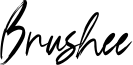 Brushee Font