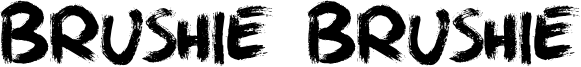 Brushie Brushie Font