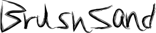 BrushSand Font