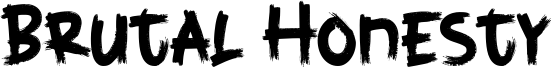Brutal Honesty Font
