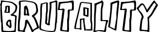 Brutality Font