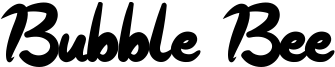 Bubble Bee Font