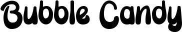 Bubble Candy Font