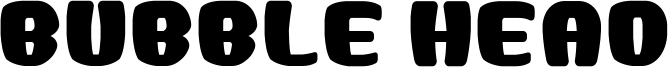 Bubble Head Font