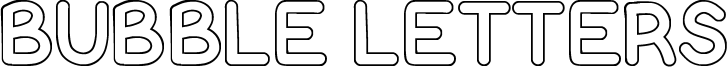 Bubble Letters Font