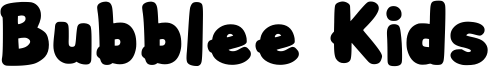 Bubblee Kids Font