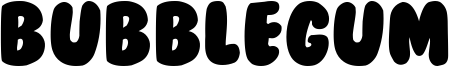 BubbleGum Font