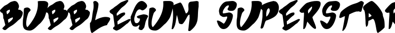 Bubblegum Superstar Font