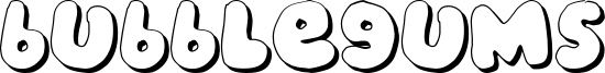 Bubblegums Font