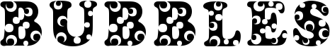 Bubbles Font