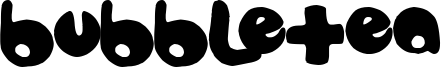 Bubbletea Font