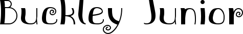 Buckley Junior Font