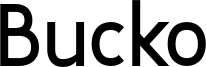 Bucko Font