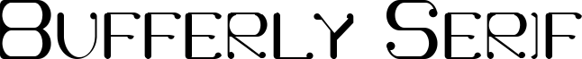 Bufferly Serif Font