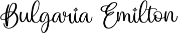 Bulgaria Emilton Font