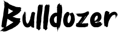 Bulldozer Font