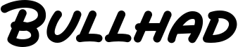 Bullhad Font