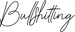 Bullshitting Font