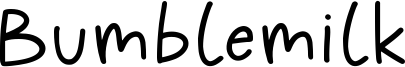 Bumblemilk Font