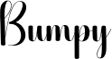 Bumpy.otf