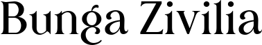 Bunga Zivilia Font