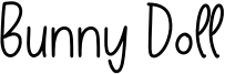 Bunny Doll Font