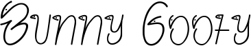 Bunny Goofy Font