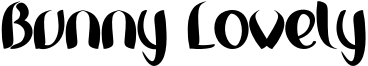 Bunny Lovely Font