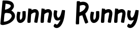Bunny Runny Font