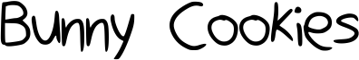 Bunny Cookies Font