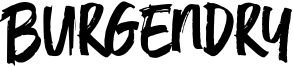 Burgendry Font