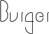 Burger Font