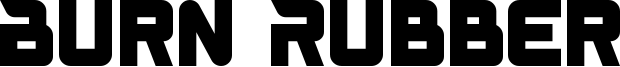 Burn Rubber Font