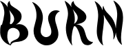 Burn Font